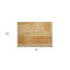 Tapis extérieur lavable antidérapant 2 pi x 3 pi Terra Cotta