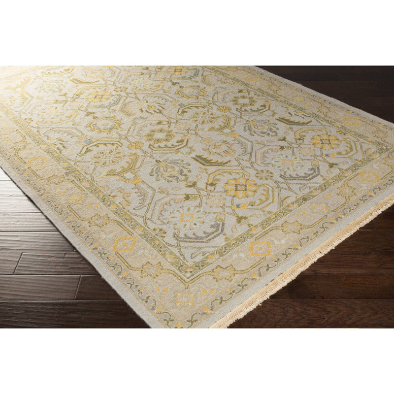 Cartensen Wool Oriental Indoor Rug, Rectangle 2' x 3'