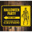 Fête d'Halloween signe de cette façon-58196356