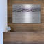 Art mural en métal luxueux «Textured Midnight Plum» par Chris Paschke-102872743