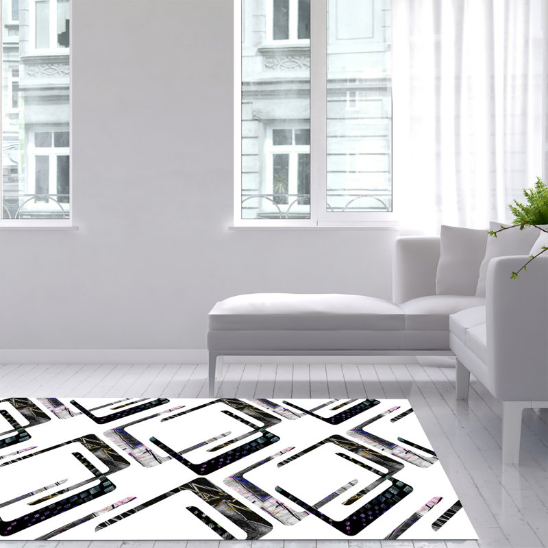 Gelena Geometric Area Rug, Rectangle 140 x 200cm