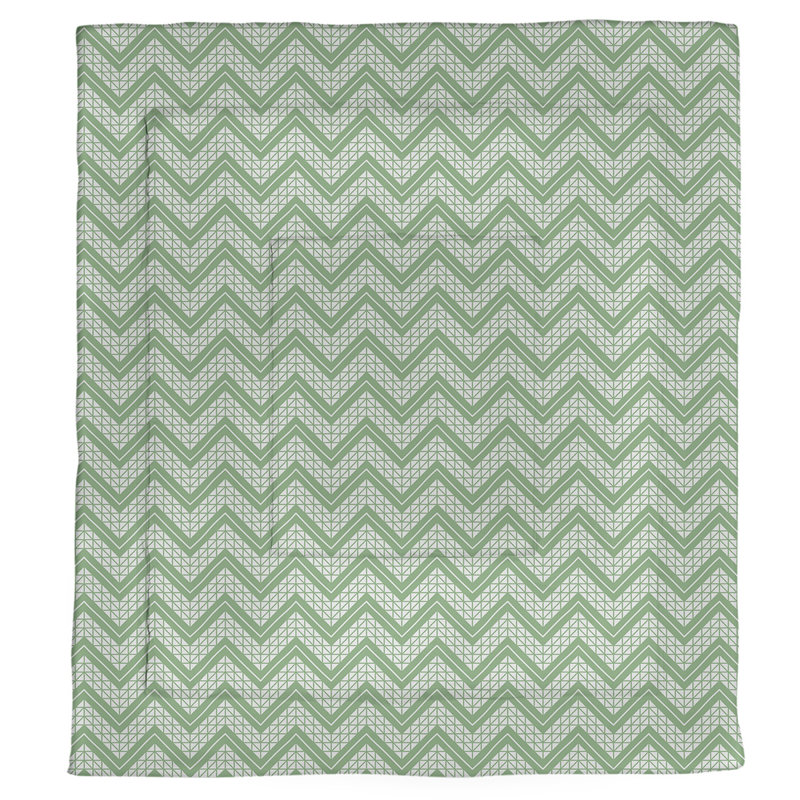 Édredon simple en microfibre Rhonda Cheval, Édredon très grand, Vert clair