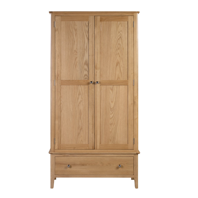 Mapleview 2 Door Solid Wood Wardrobe