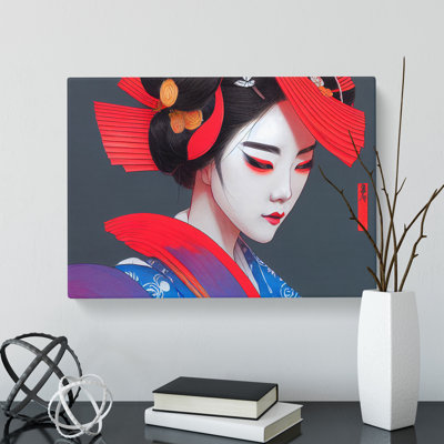 Sensational Geisha - Wrapped Canvas