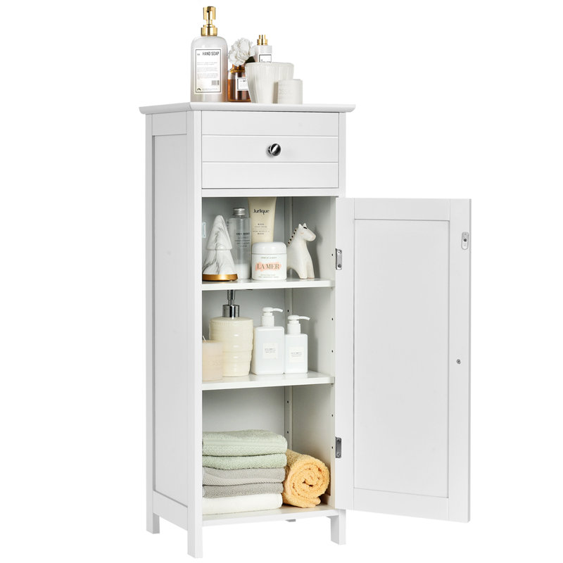 Halstein Bathroom Cabinet, White