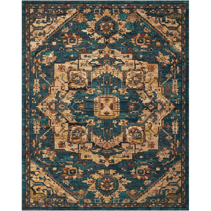 Floral Indoor Rug, Rectangle 5'3" x 7'5"