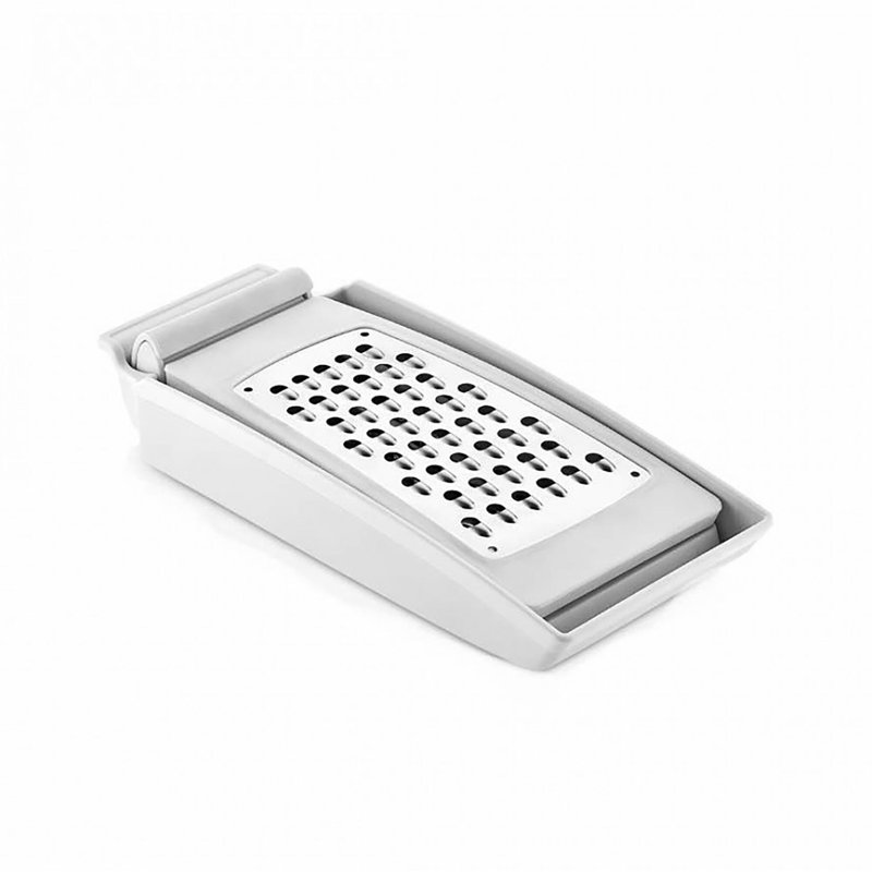 Smart Grater With Container, White