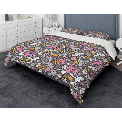 Polyester Abstract Duvet Cover