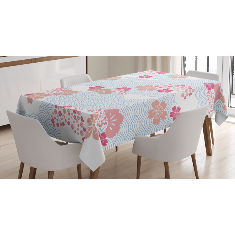 Japanese Tablecloth, 90"L x 60"W
