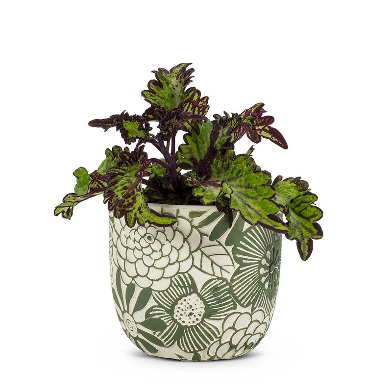 Josephus Pot Planter, 4" H x 4" W x 4" D