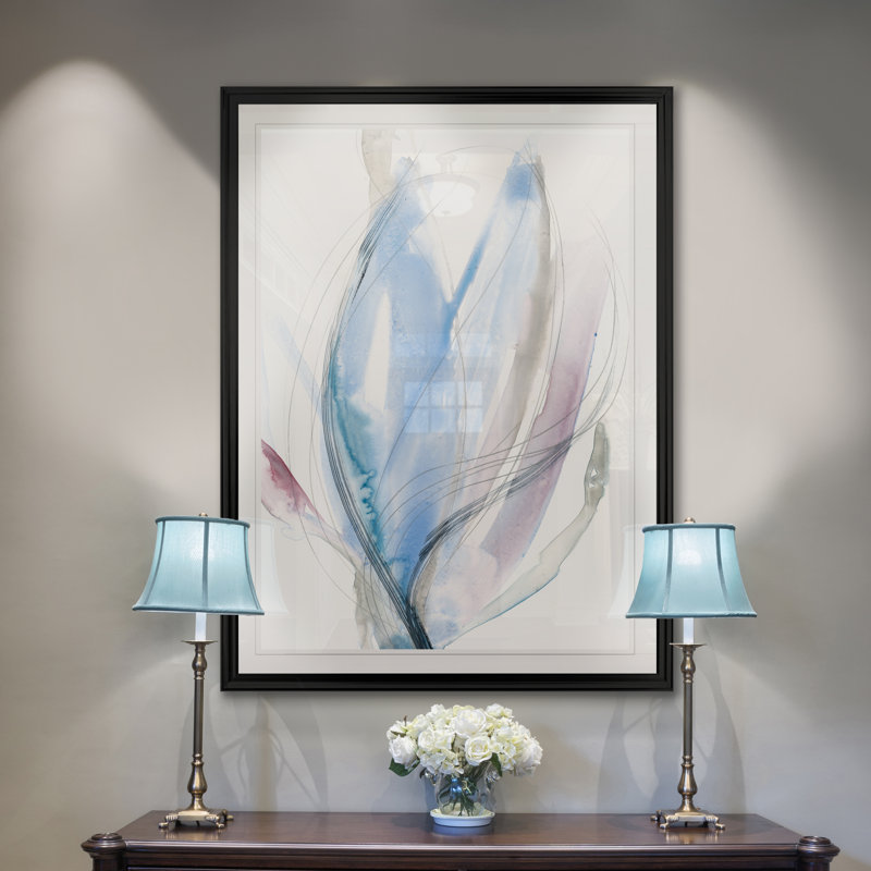 « azure vortex i », impression sur toile, H 18,5 po x l 24,5 po x P 1,5 po, Noir