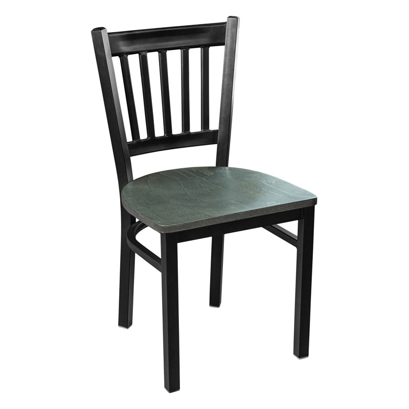 Ensemble de table ronde 36 "avec chaises, Naturel, Vert / noir