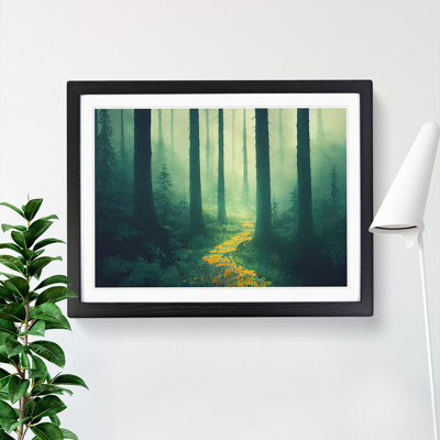Cool Summer Forest - Framed Print