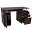Bureau d'ordinateur complet avec rangement, chocolat-1254373897