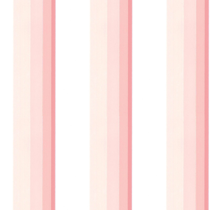 Papier peint dégradé à rayures, Rose