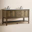 Ensemble de meuble-lavabo double 60 po Bonsai-18403353