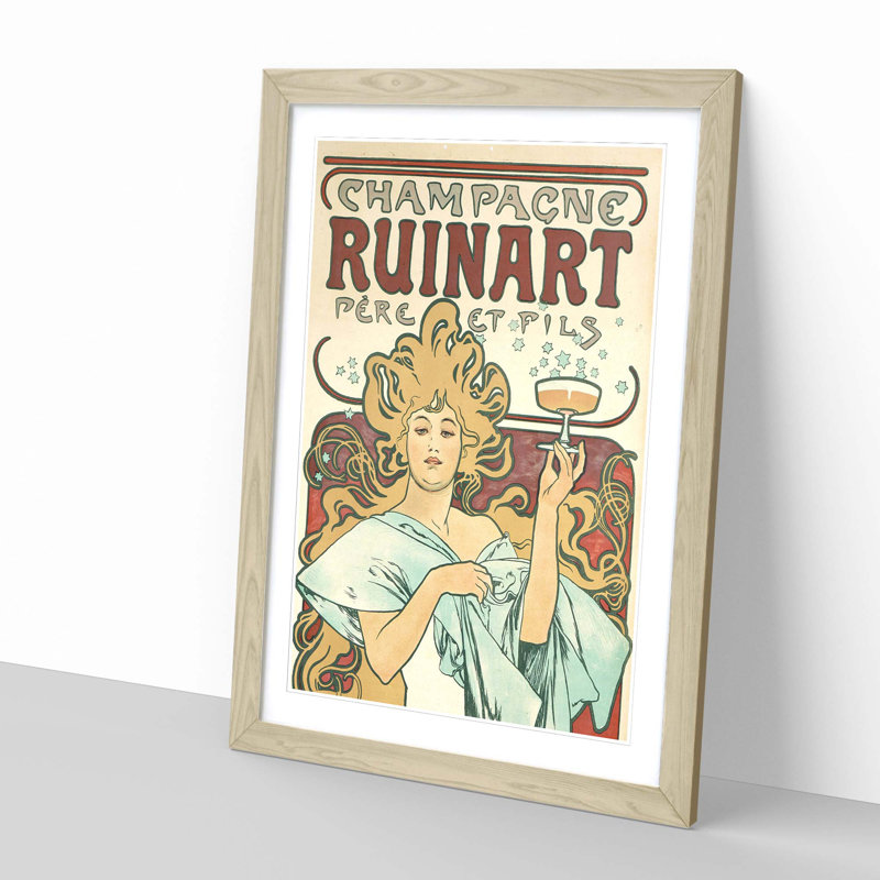 Single Picture Frame Print, Oak