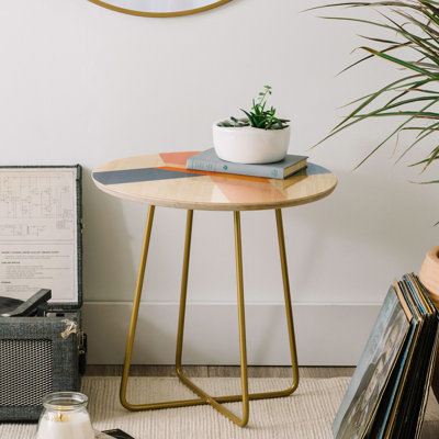 Dore Solid Wood Top End Table