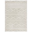 Tapis ivoire / sauge en polypropylène tissé à la machine Lorenco-691249529