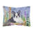 Boston Terrier Outdoor Reversible Throw Pillow
