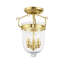 Plafonnier semi-encastré 3 lumières Husman-16518411-16518407