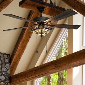 Millwood Pines Aibek 52'' Ceiling Fan with Light Kit & Reviews | Wayfair