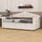 Upholstered Daybed With Adjustable Height Pop Up Trundle Bed And USB & Type-C Charging Port, Day Bed Frame With 2 Side Pockets-1493837905