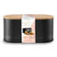 Black Metal Bread Bin 