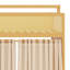 Lit superposé avec étagères de rangement, rideaux d'intimité et éclairage intégré pour les chambres partagées modernes-528842562-528842573