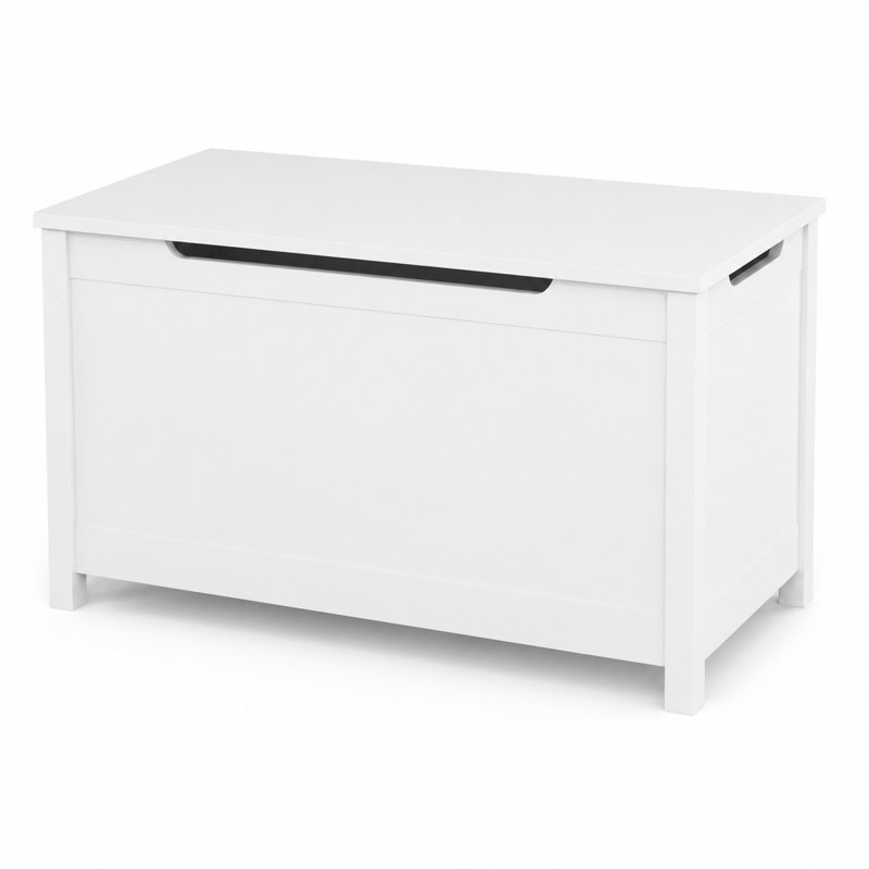 Fredine Storage Bench, White
