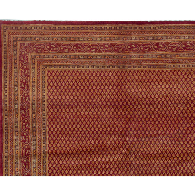 Wool Oriental Area Rug, Rectangle 6'8" x 9'8"