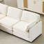 104 places avec 3 coussins en chenille beige de 104 po Cloud Comfort