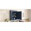 Armoire de rangement de salle de bain avec miroir 24 po x 27 po, tablettes murales réglables, économiseur d'espace, accessoire de salle de bain fixé au mur 27 po et partie moderne-751170372