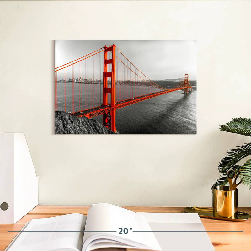 Lilie Pop Golden Gate Bridge, H 8 po x l 12 po