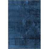 Rapture Navy Blue Geometric Luxury Area Rug