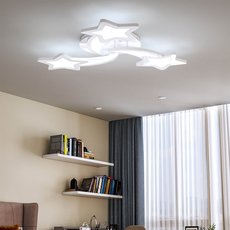 Arveen 3-Light 60cm LED Energy-efficient  Flush Mount