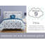 Ensemble d'édredon en microfibre bleu foncé ALEX + BELLA Dino Chambray-59229459