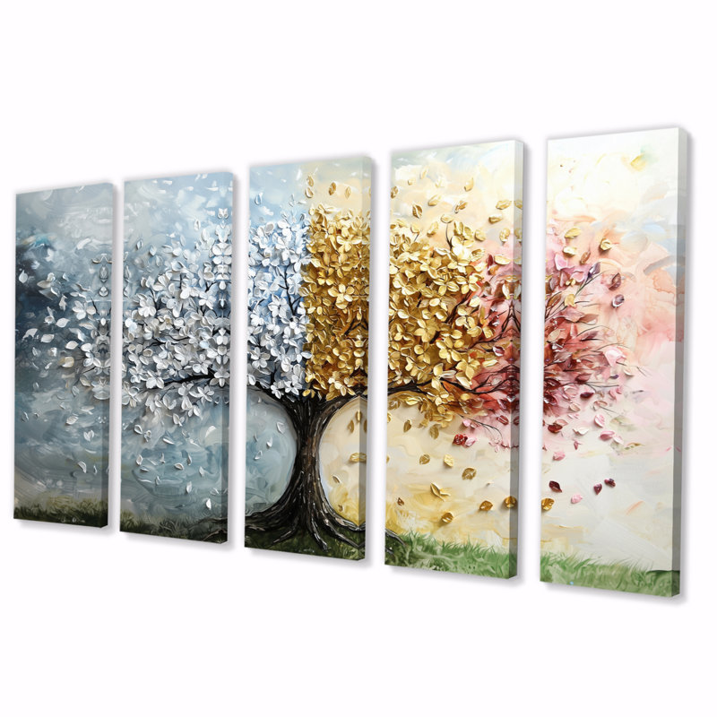 Arbre de vie Four Season II - ensemble de décoration murale arbre de vie, H 28 po x l 60 po