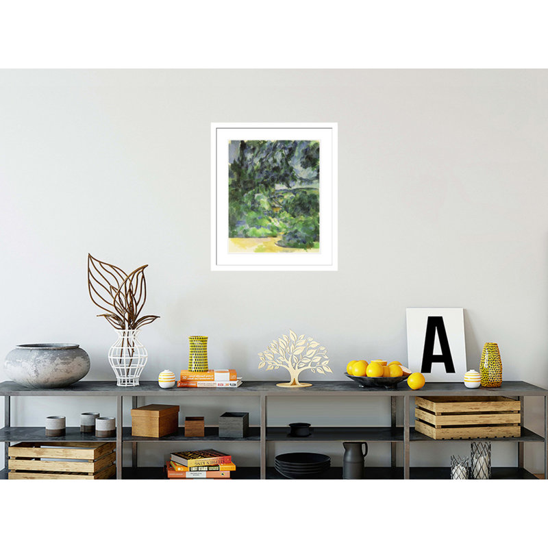 Landscape by Paul Cézanne -Framed Giclee Print, 27.53" H x 23.5" W