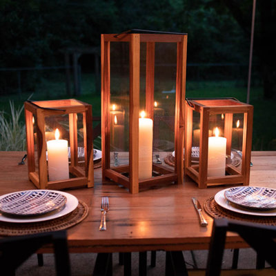 Lanterne en bois Loredana