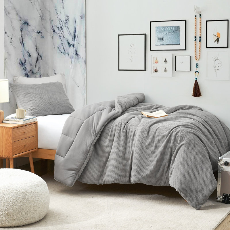 Coma-holic - Coma Inducer (with Butter) Oversized Comforter - Driftwood Grey, Twin Extra Long Comforter