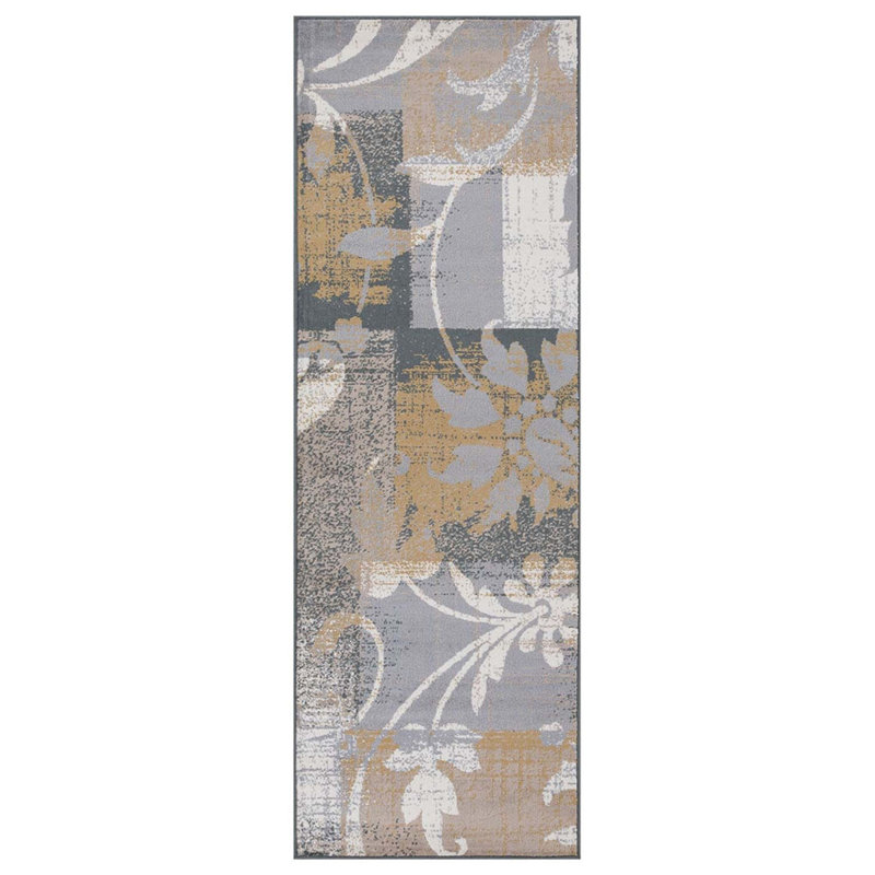 Jerey Floral Indoor Rug, Square 8'
