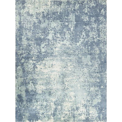 Laguna Abstract Area Rug in Blue