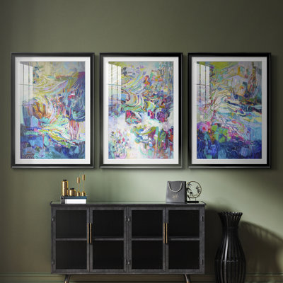 Gathering up the Goddess I  -Custom Framed  Premium Print W Matt - 3 Pieces
