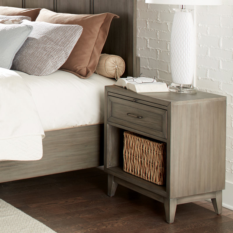 Karson 24'' W Nightstand, Gray Wash