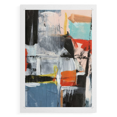 Erratic Marks II -Canvas Print Only - NOT FRAMED