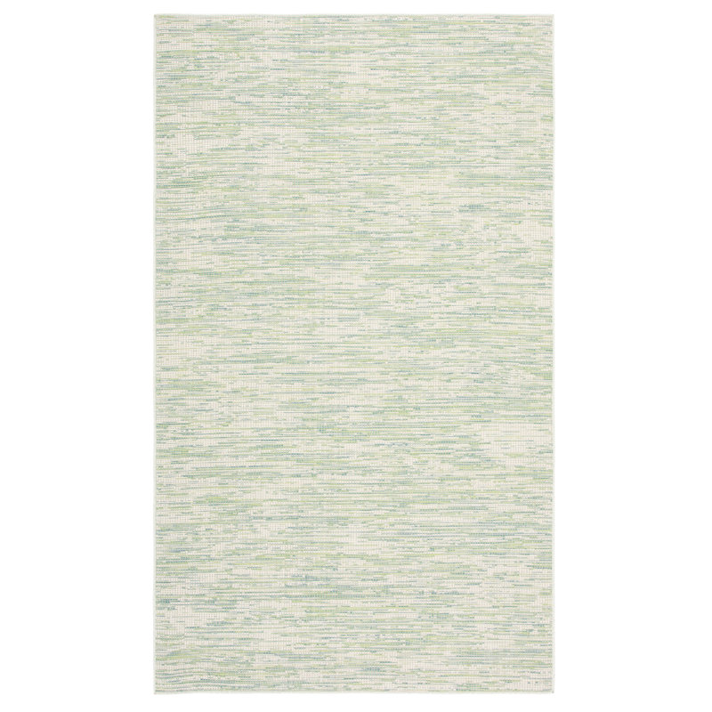 Hampton Green Square Wool and Synthetic Area Rug
