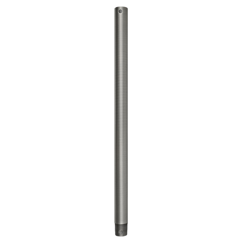 Ceiling Fan Down Rod, Pewter, 18" H x 1" W x 1" D