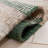 Dhurries Flat Weave Wool/Cotton Striped Rug in Green/Gray-62440678