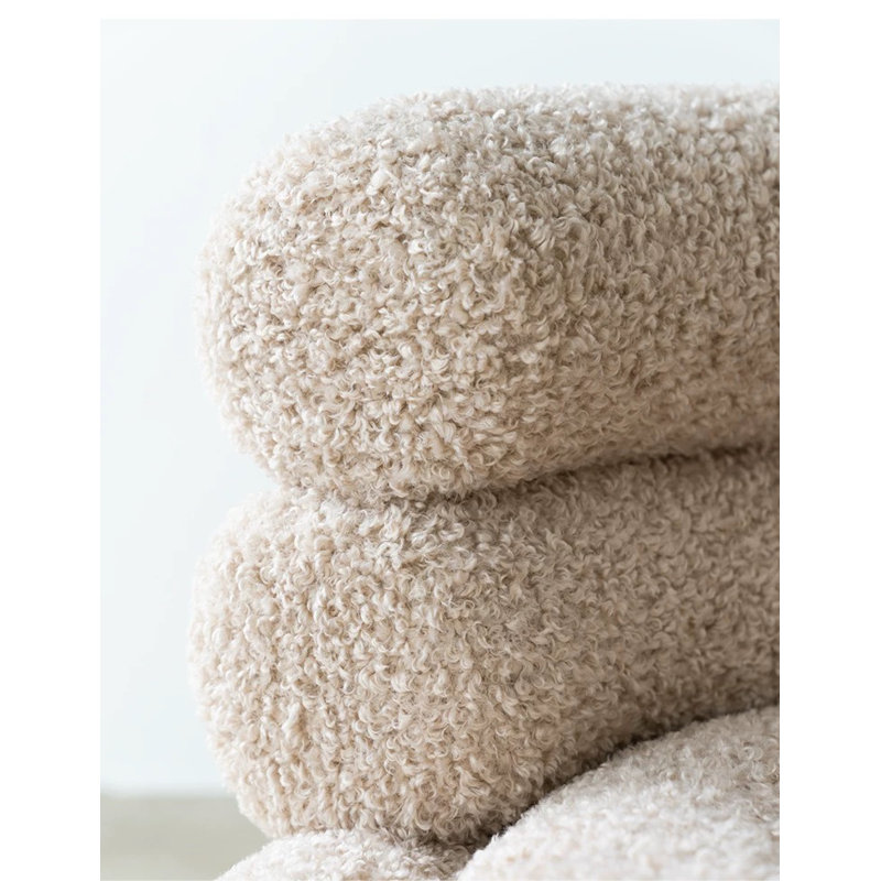 Fauteuil d'appoint durable Lana, Chameau